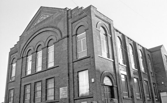 The restored masjid building in 2005