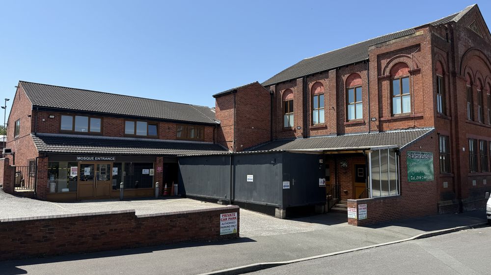 The masjid building today, 2026